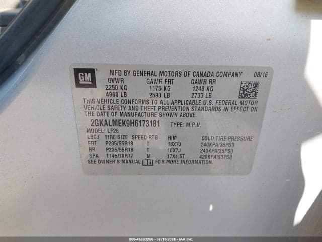 2017 GMC TERRAIN SLE-1 9