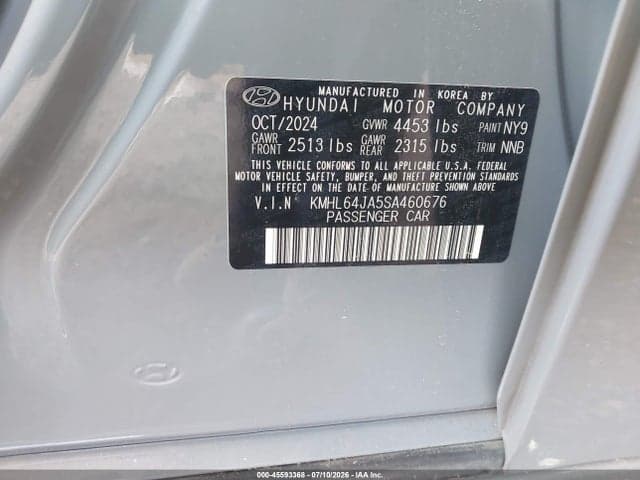 2025 HYUNDAI SONATA SEL 9