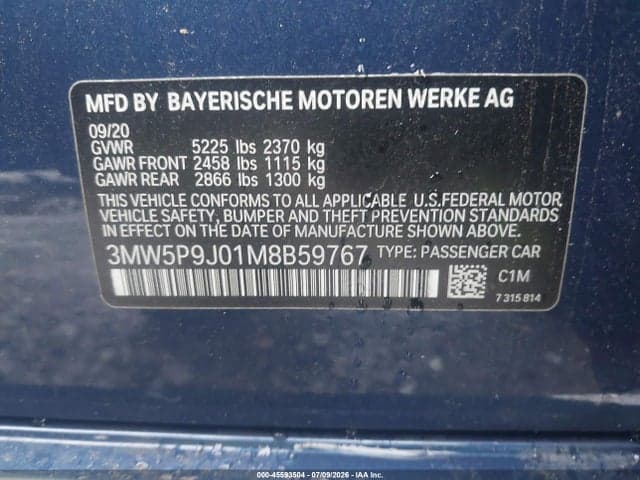 2021 BMW 330E XDRIVE 9
