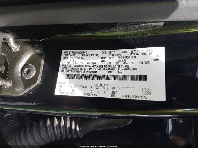 2018 FORD F-150 PLATINUM 9