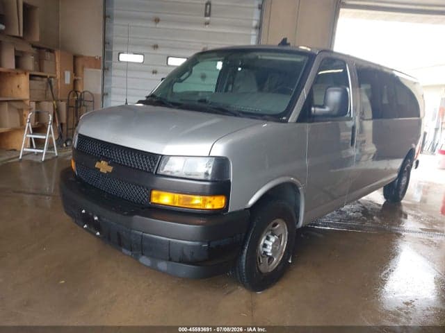 2020 CHEVROLET EXPRESS PASSENGER RWD 3500 EXTENDED WHEELBASE LS 2