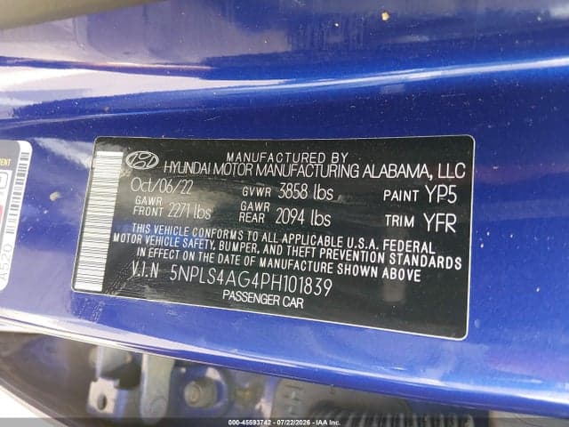 2023 HYUNDAI ELANTRA SEL 9