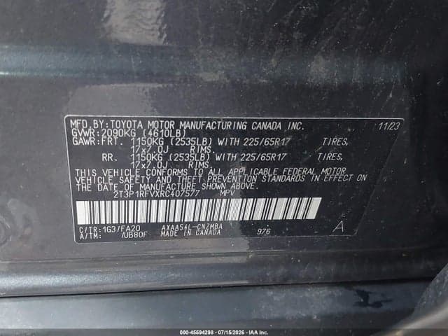 2024 TOYOTA RAV4 XLE 9