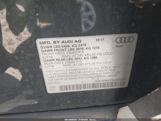 2018 AUDI Q5 9