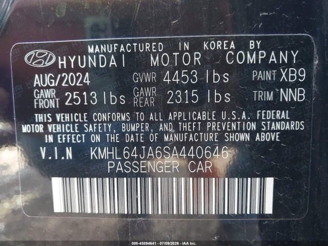 2025 HYUNDAI SONATA SEL 9