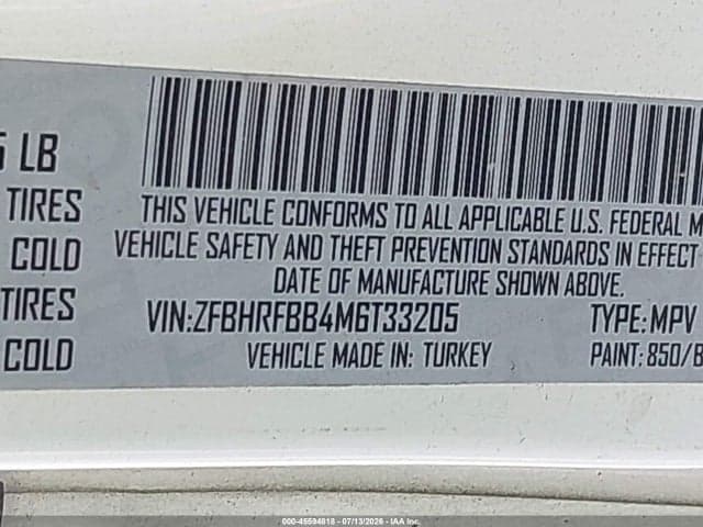 2021 RAM PROMASTER CITY TRADESMAN SLT 8