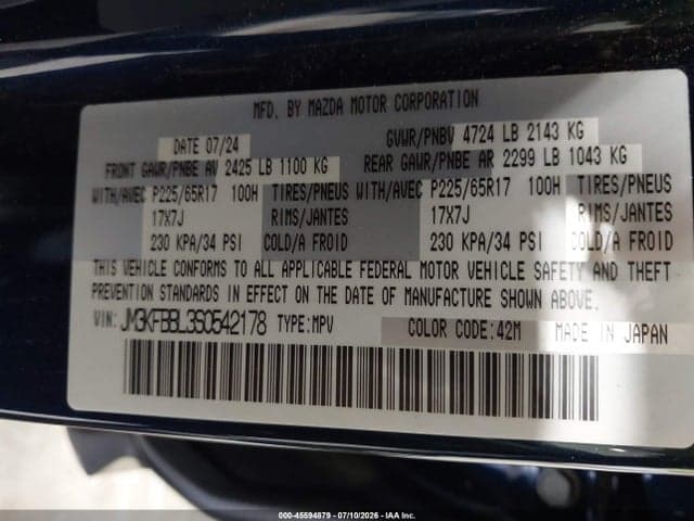 2025 MAZDA CX-5 2.5 S SELECT 9