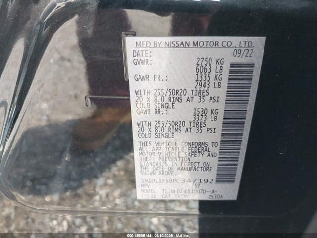 2023 INFINITI QX60 LUXE AWD 9