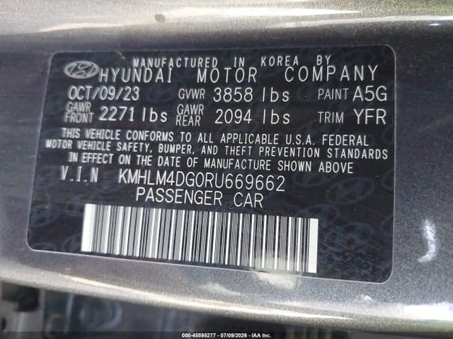 2024 HYUNDAI ELANTRA SEL 9