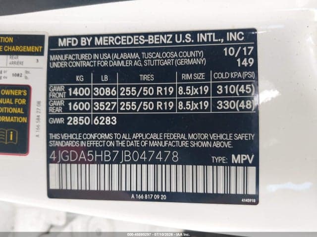 2018 MERCEDES-BENZ GLE 350 4MATIC 9