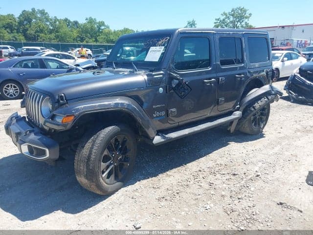 2021 JEEP WRANGLER 4XE UNLIMITED SAHARA 4X4 2