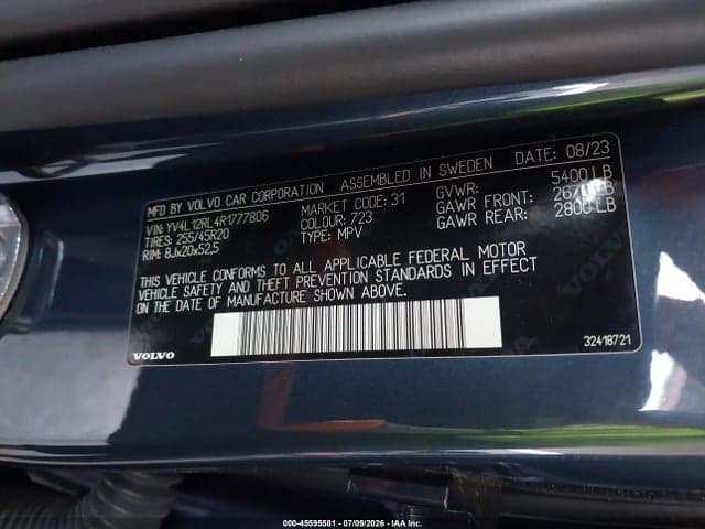 2024 VOLVO XC60 B5 PLUS DARK THEME 9