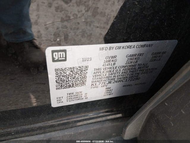 2024 CHEVROLET TRAX FWD 2RS 9