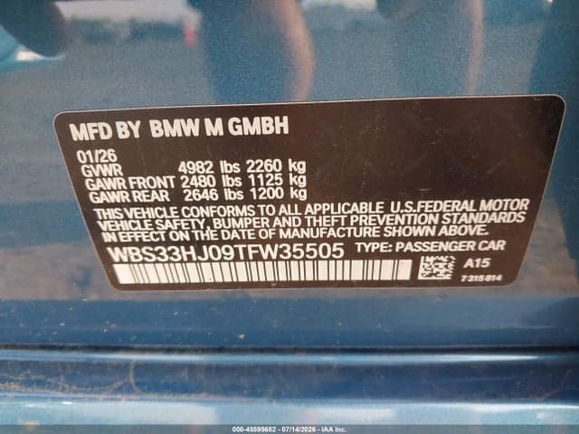 2026 BMW M3 COMPETITION XDRIVE 9