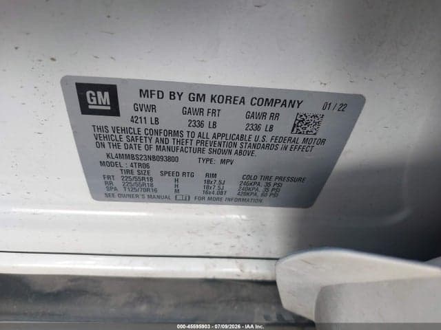 2022 BUICK ENCORE GX FWD PREFERRED 9