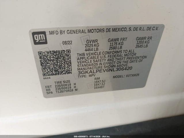 2022 GMC TERRAIN FWD SLT 9