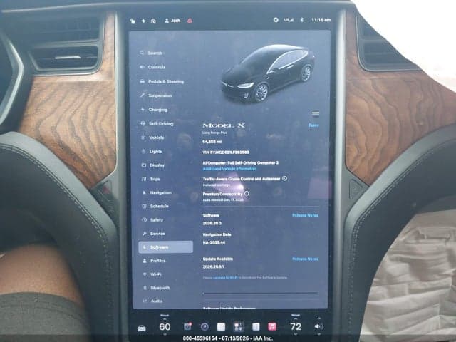 2020 TESLA MODEL X LONG RANGE DUAL MOTOR ALL-WHEEL DRIVE/LONG RANGE PLUS DUAL MOTOR ALL-WHEEL DRIVE 7