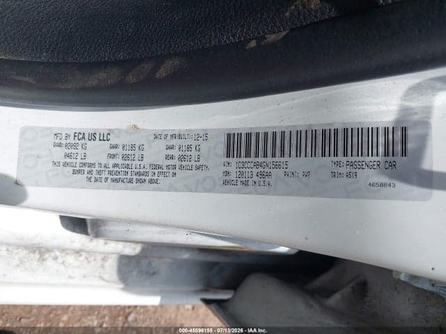 2016 CHRYSLER 200 LIMITED 9