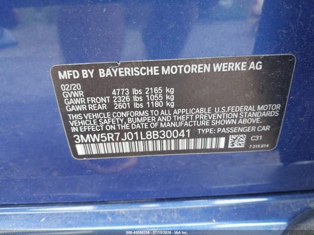 2020 BMW 330I XDRIVE 9