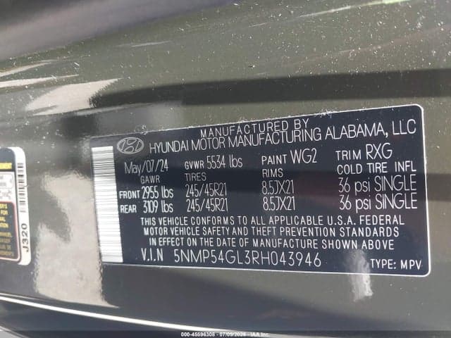 2024 HYUNDAI SANTA FE CALLIGRAPHY 9