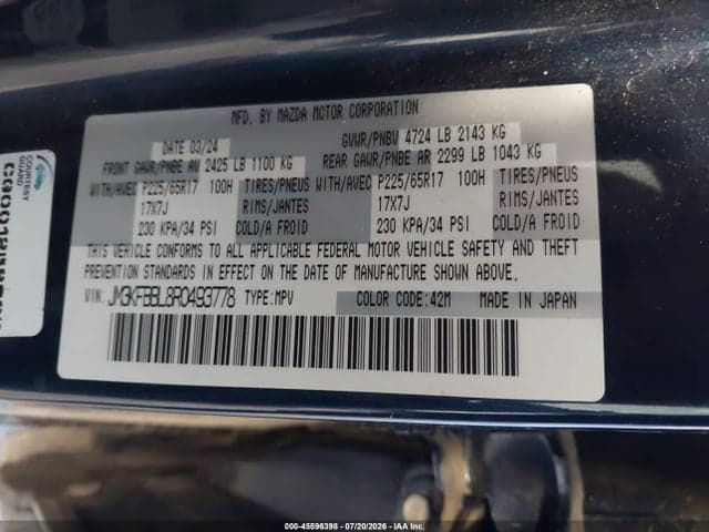 2024 MAZDA CX-5 2.5 S SELECT 9