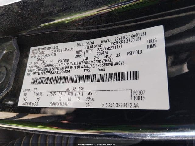 2018 FORD F-150 XL 9