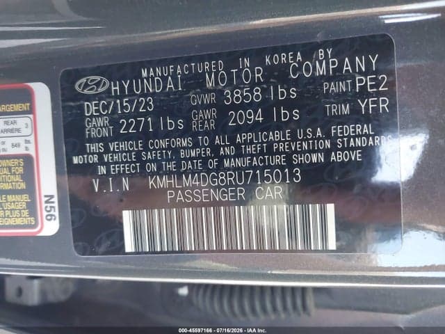 2024 HYUNDAI ELANTRA SEL 9