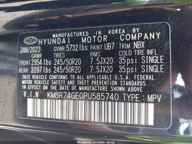 2023 HYUNDAI PALISADE CALLIGRAPHY 9