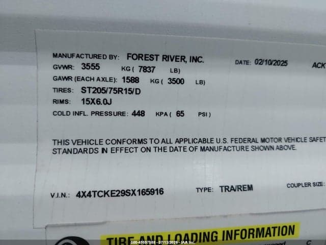 2025 FOREST RIVER OTHER 9