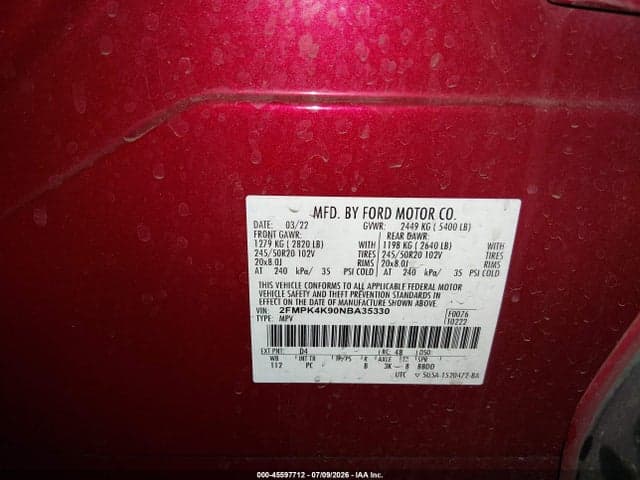 2022 FORD EDGE TITANIUM 9