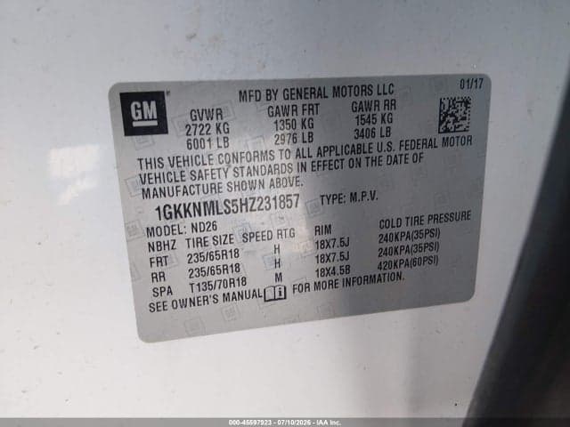 2017 GMC ACADIA SLT-1 9