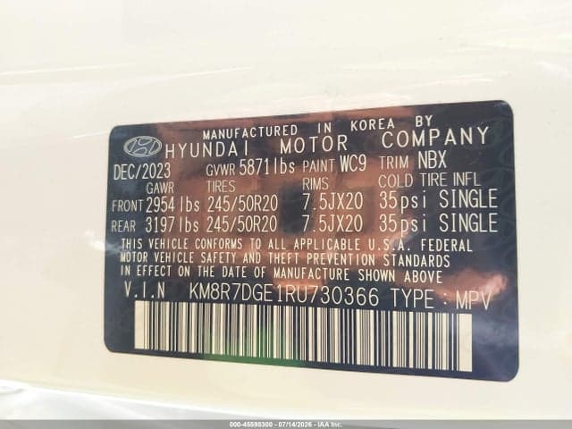 2024 HYUNDAI PALISADE CALLIGRAPHY 9