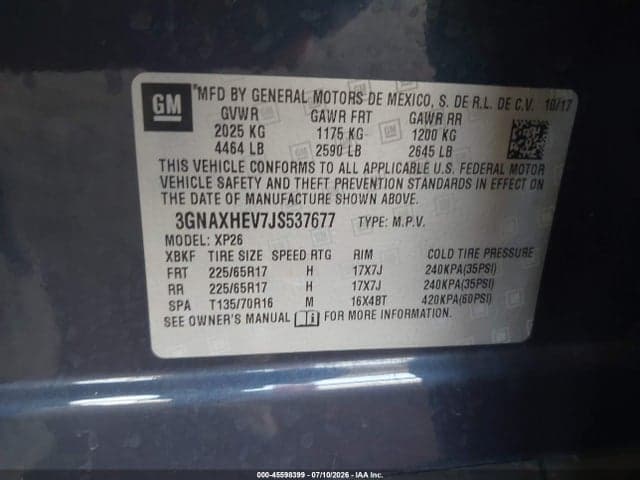 2018 CHEVROLET EQUINOX LS 8