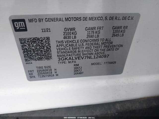 2022 GMC TERRAIN AWD SLT 9