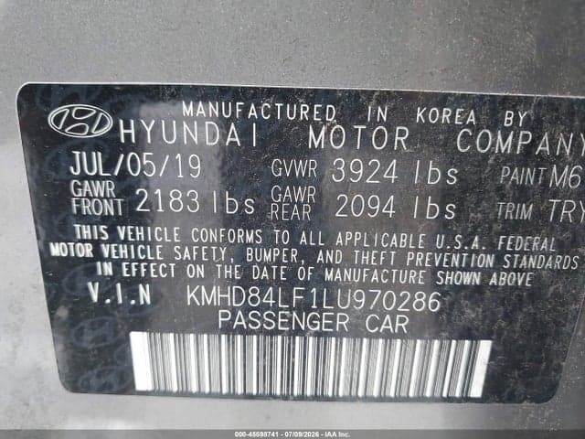 2020 HYUNDAI ELANTRA VALUE EDITION 9