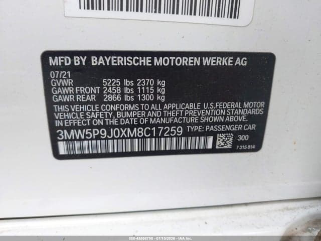 2021 BMW 330E XDRIVE 9