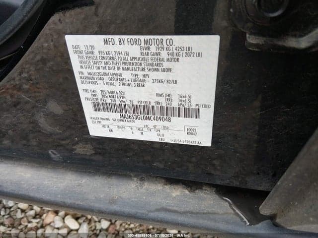 2021 FORD ECOSPORT SE 9