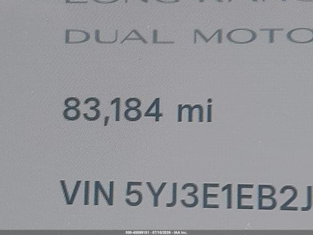 2018 TESLA MODEL 3 LONG RANGE/PERFORMANCE 14