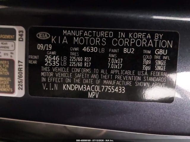2020 KIA SPORTAGE LX 9
