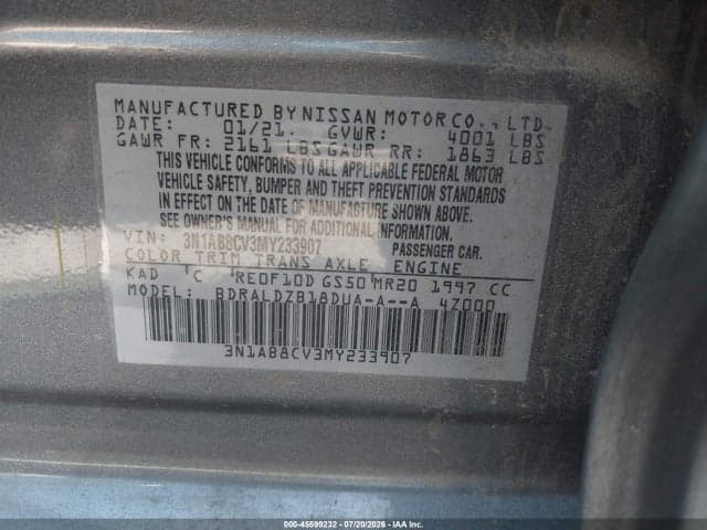 2021 NISSAN SENTRA SV XTRONIC CVT 9