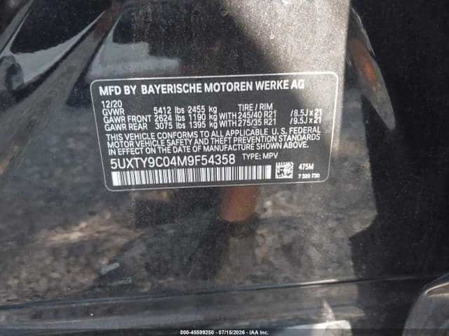 2021 BMW X3 M40I 9