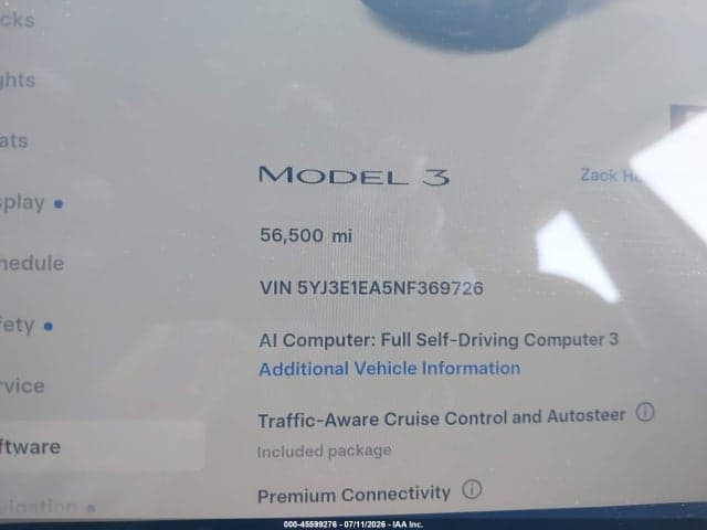 2022 TESLA MODEL 3 REAR-WHEEL DRIVE 7