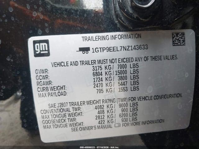 2022 GMC SIERRA 1500 LIMITED 4WD SHORT BOX AT4 9