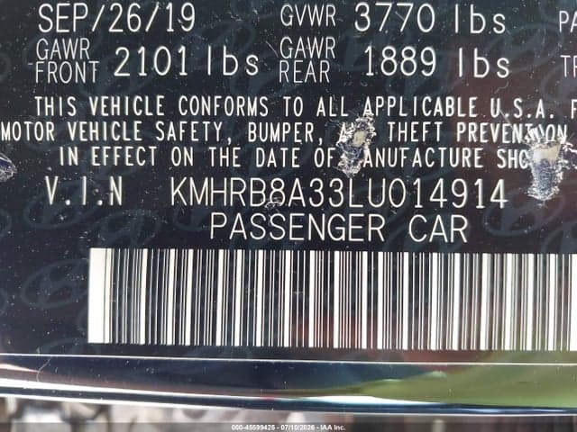 2020 HYUNDAI VENUE SE 9