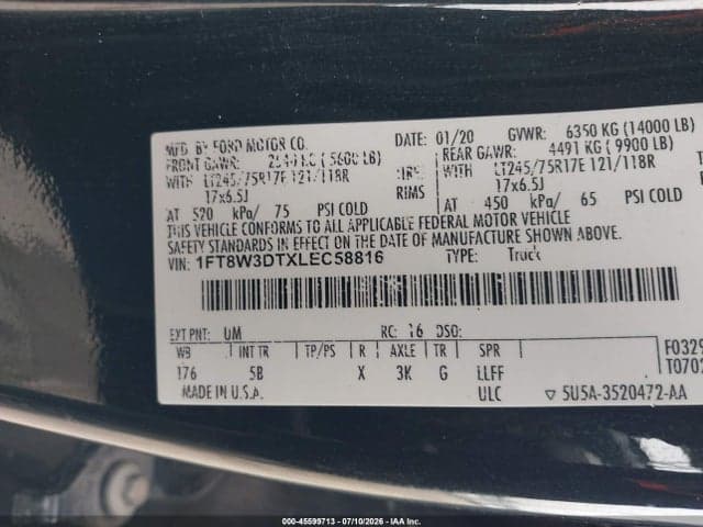 2020 FORD F-350 LARIAT 9