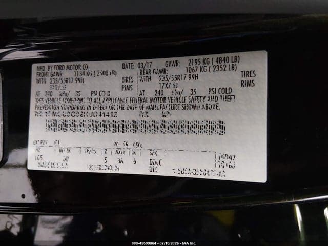 2017 FORD ESCAPE SE 9