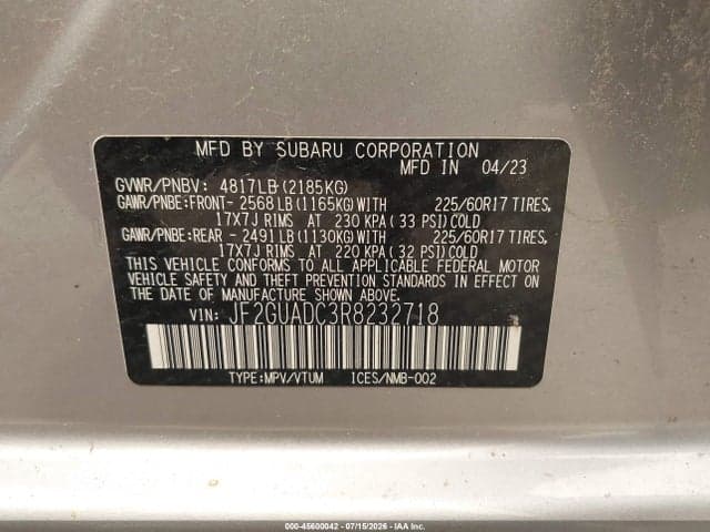 2024 SUBARU CROSSTREK PREMIUM 9
