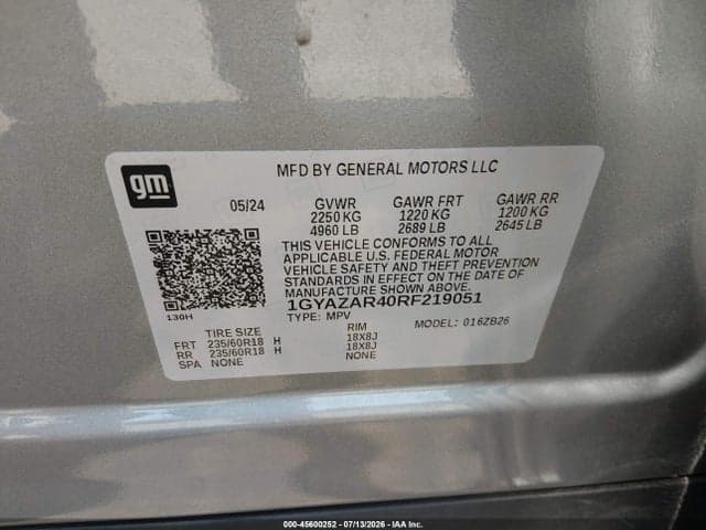 2024 CADILLAC XT4 FWD LUXURY 9