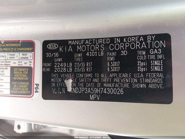 2017 KIA SOUL + 9