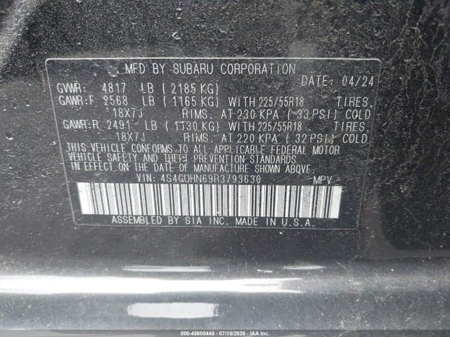 2024 SUBARU CROSSTREK LIMITED 9